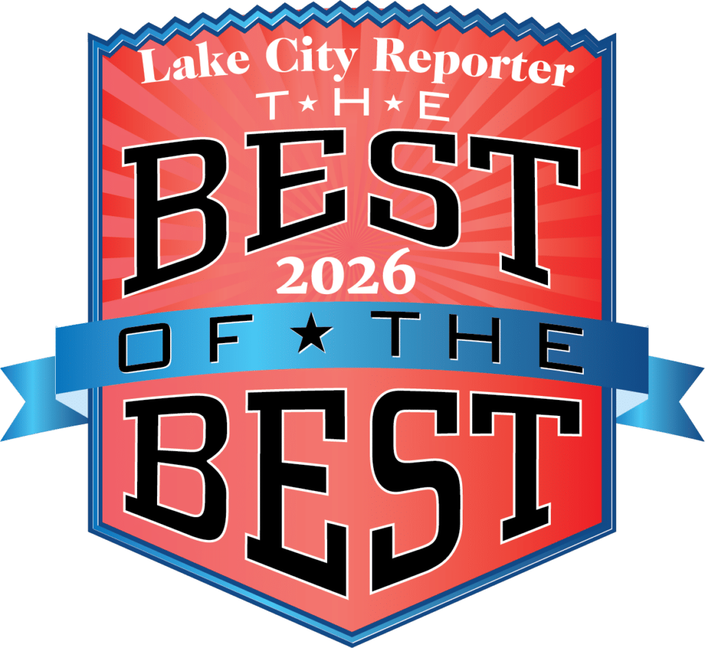 Lake City Reporter Best of the Best 2026 award badge